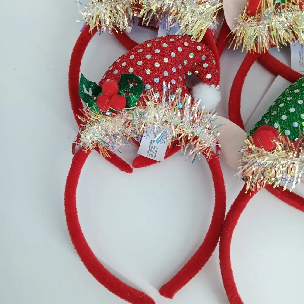11X Headband Christmas Novelty One Size Holiday Style New Lot